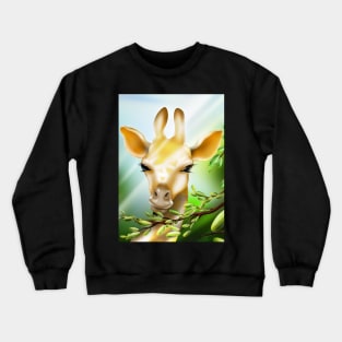 white giraffe sophie Crewneck Sweatshirt